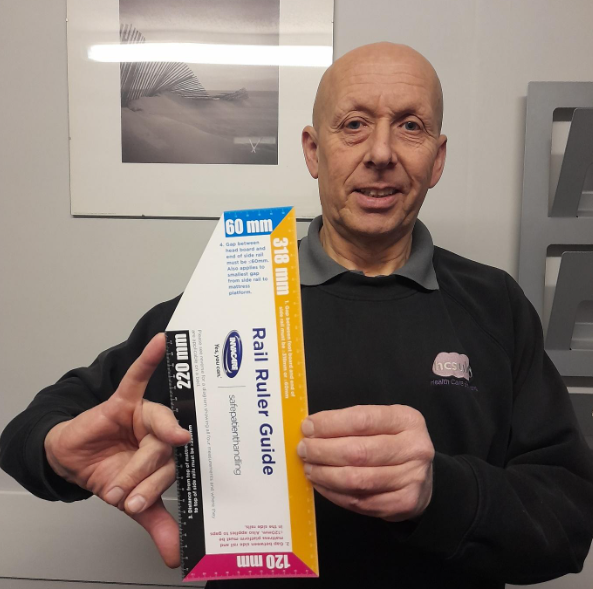 FREE Bed Rail Ruler Guide to enhance patient safety and compliance